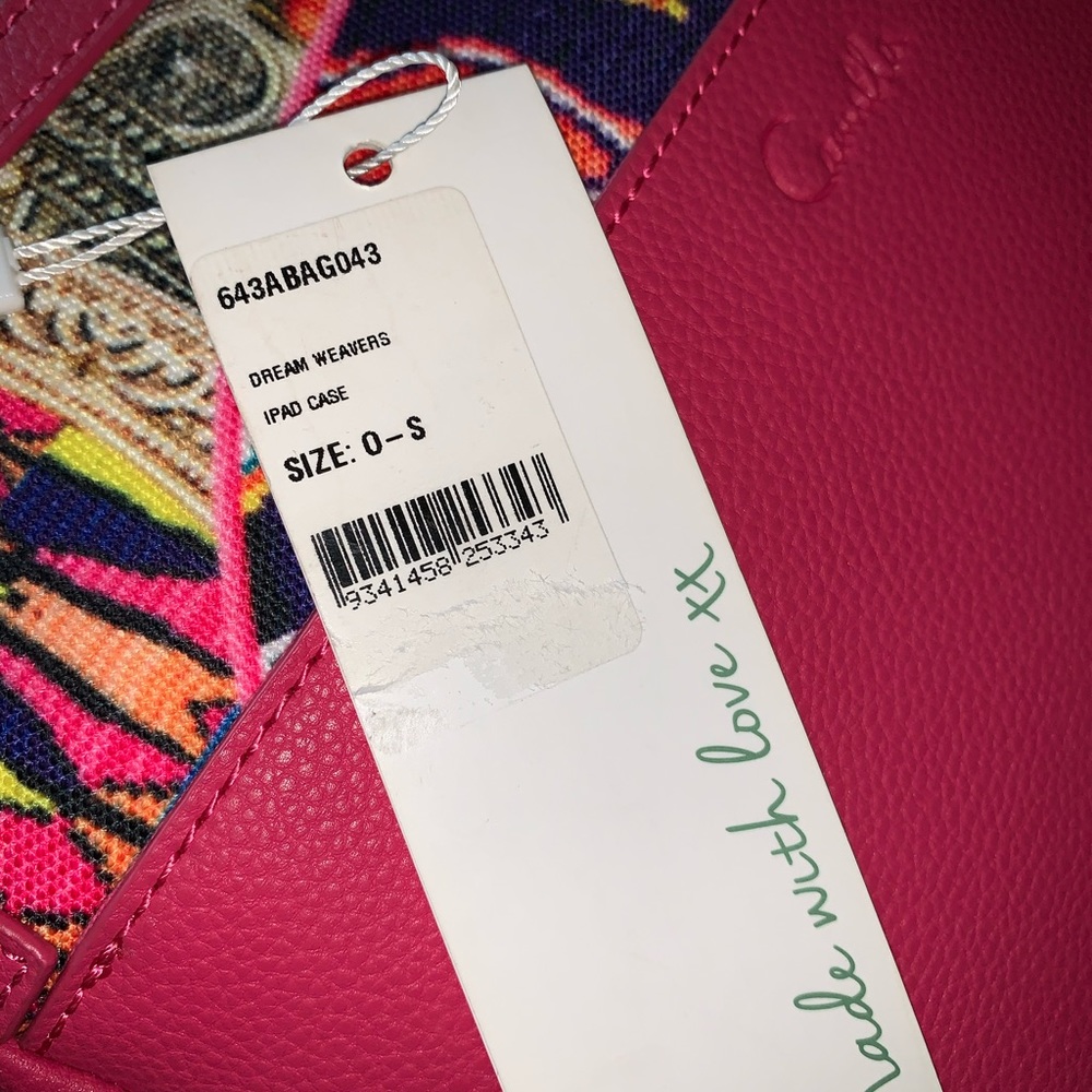 CAMILLA Anthropologie “Dream Weavers” leather travel clutch pouch sac - Picture 4 of 4